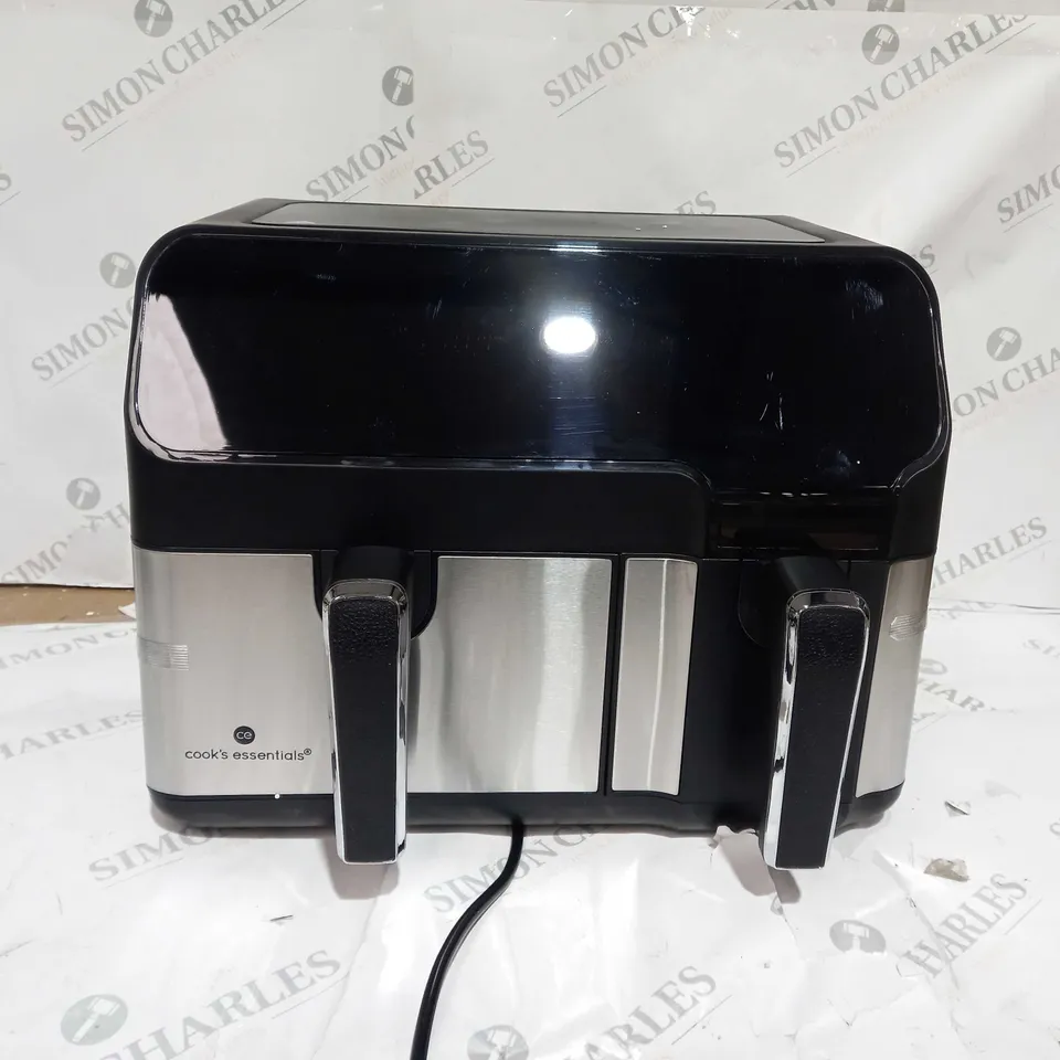 COOK'S ESSENTIALS 7.7L DUAL AIR FRYER 