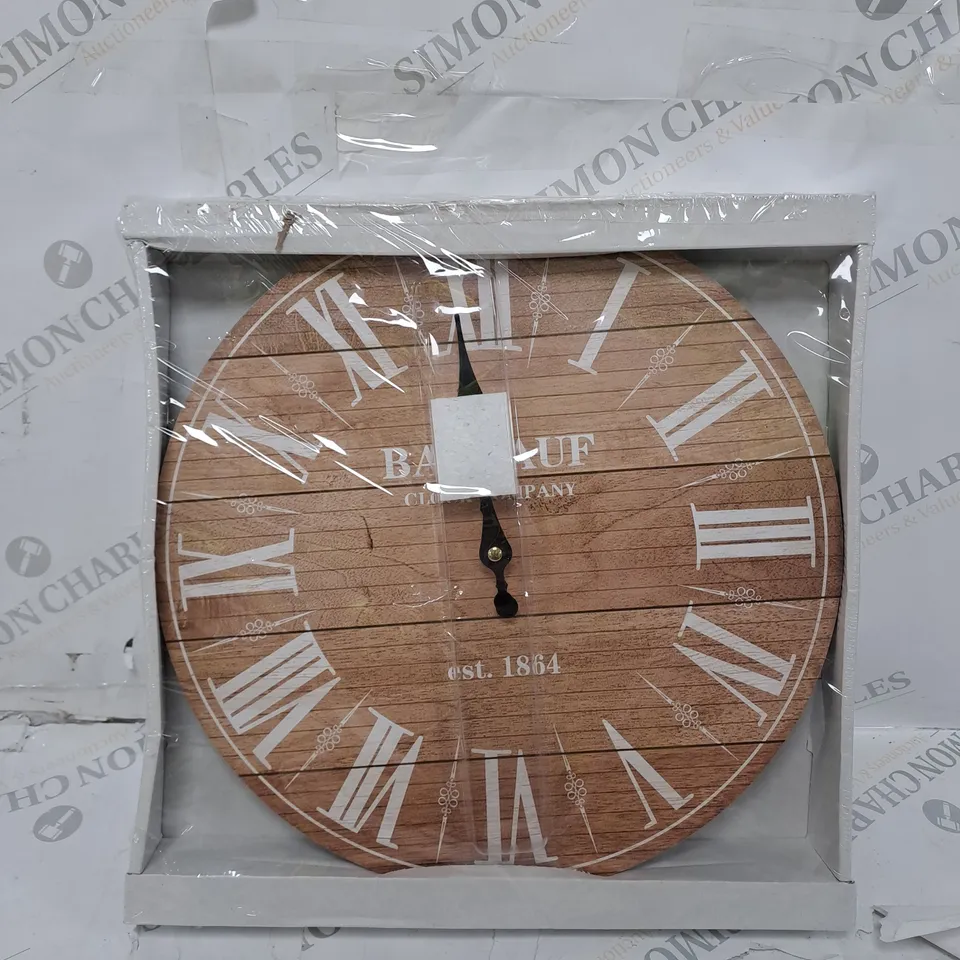 DECORATIVE WOODEN CLOCK
