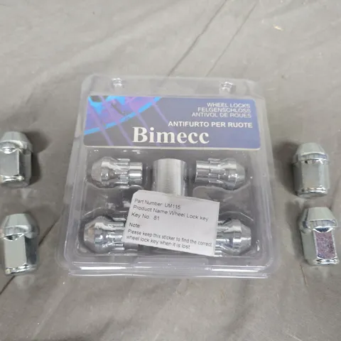 BOX OF ASSORTED WHEEL LOCK NUTS & WHEEL NUTS 