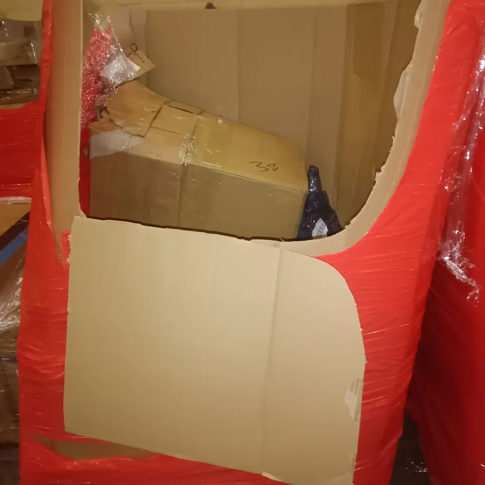 PALLET OF ASSORTED ITEMS TO INCLUDE BOXED COOKPAD, UNDERSINK WATER FILTRATION AND BODEN CLOTHING