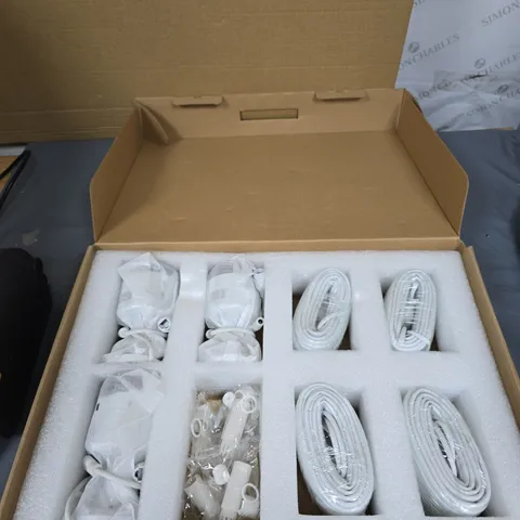 SWANN 2 X SECURITY CAMERAS WITH CABLES AND ACCESSORIES