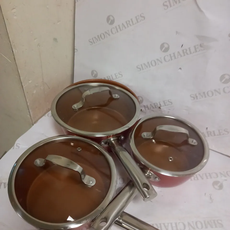 TOWER T800017 COPPER FORGED INDUCTION POT SET