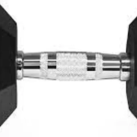 BOXED METIS RUBBER HEX DUMBBELL 22.5 KG - SINGLE