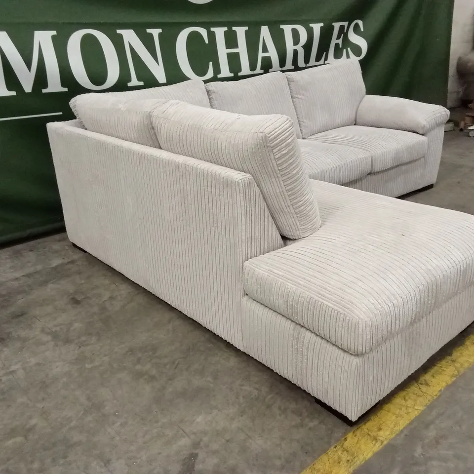 AMALFI STANDARD BACK FABRIC LEFT HAND 3 SEATER CHAISE SOFA RRP £899