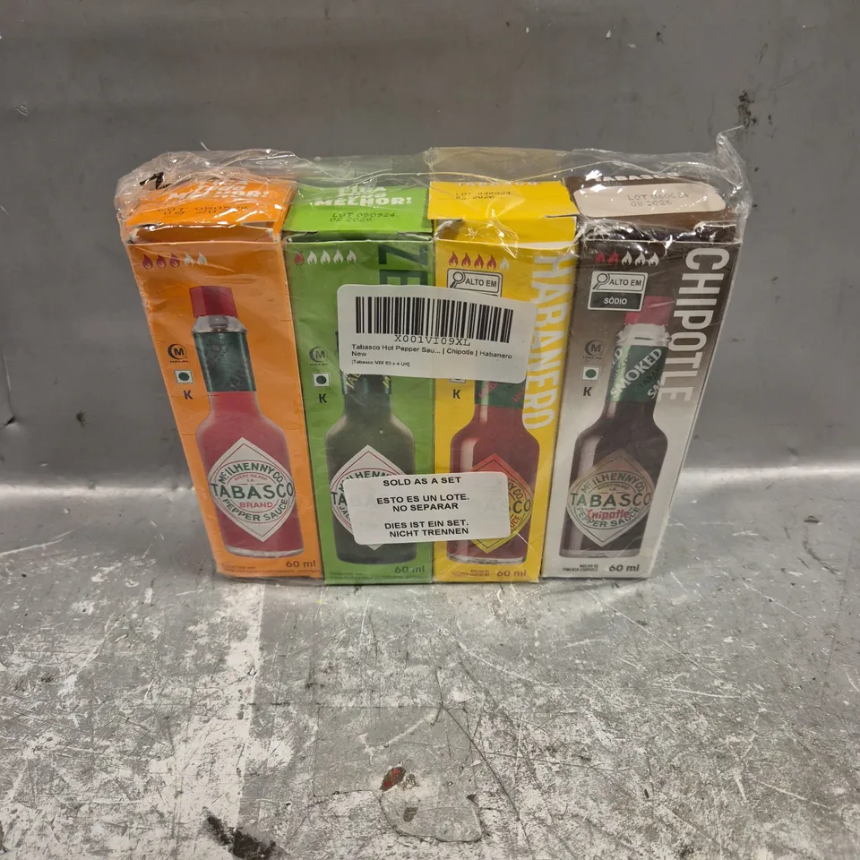 10 X TABASCO HOT SAUCE MIXED SETS 
