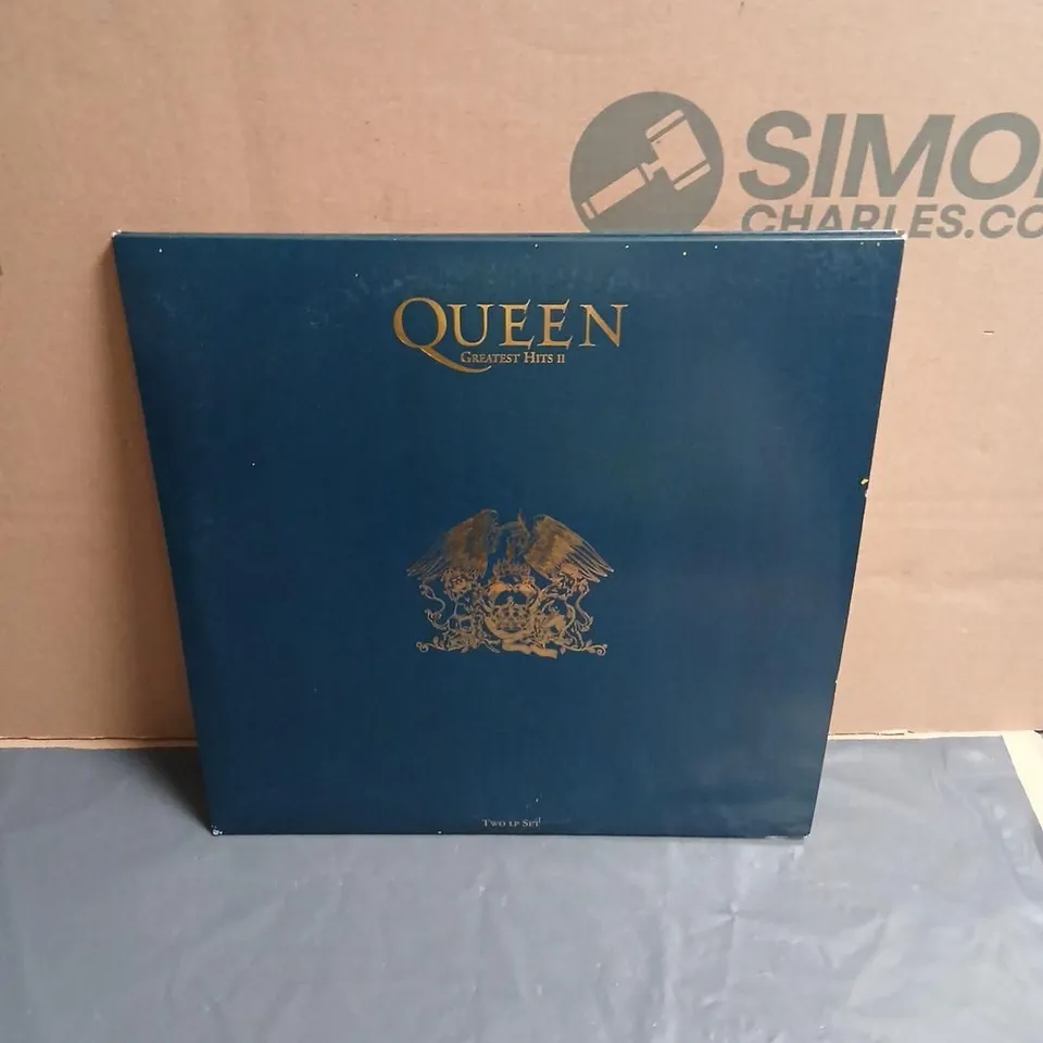 QUEEN GREATEST HITS II – 2 LP VINYL BOX SET (BLUE COVER)