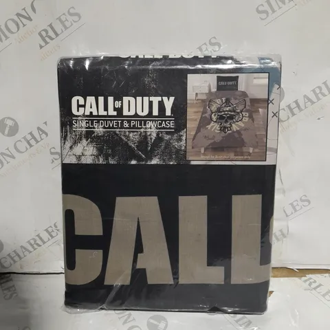 CALL OF DUTY THEMED SINGLE DUVET SET