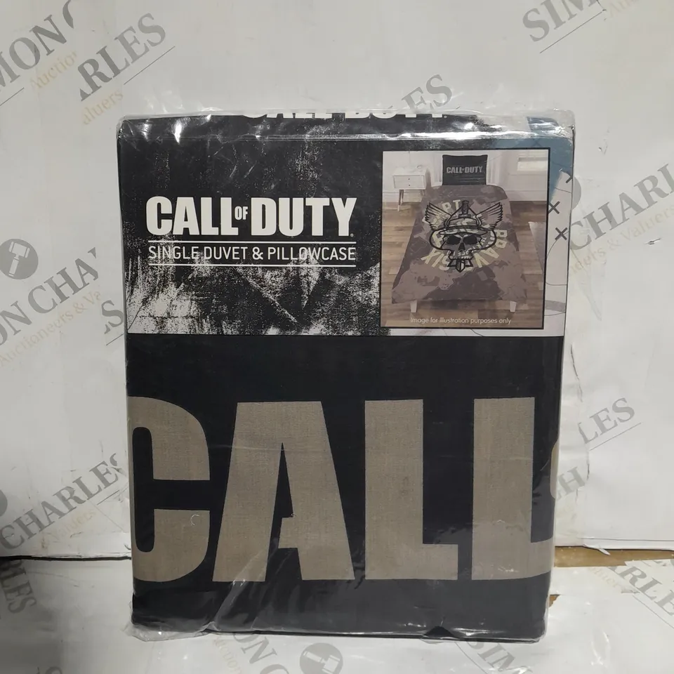 CALL OF DUTY THEMED SINGLE DUVET SET