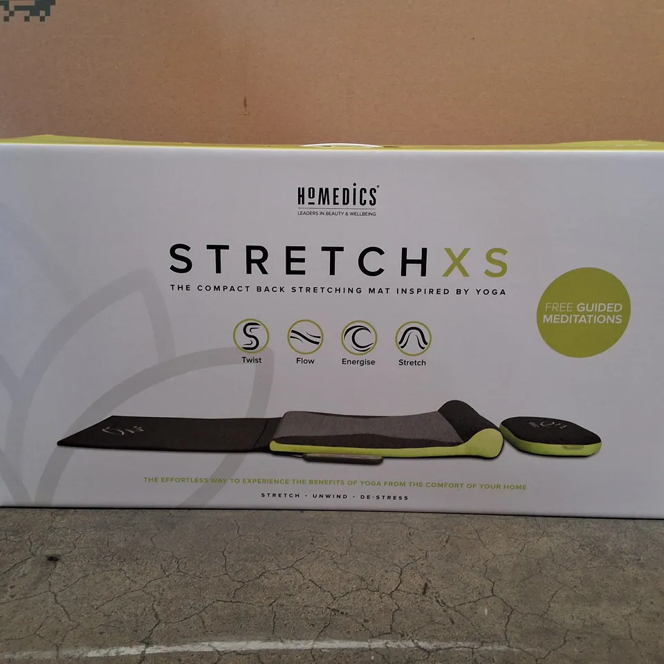 LOT OF 2 BOXED HOMEDICS STRETCH XS COMPACT BACK STRETCHING MATS - TYM-500