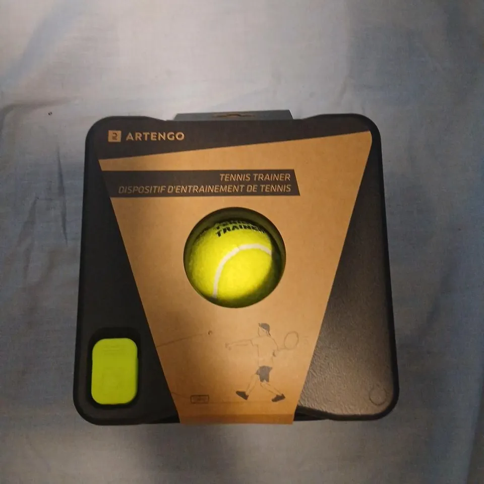 ARTENGO TENNIS TRAINER TRAINING DEVICE – BLACK WITH TAN FRONT PANEL