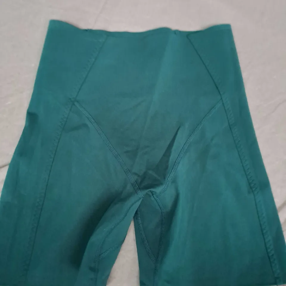 SWETY BETTY POWER ULTRASCULPT HIGH WAIST ADVANTAGE SHORTS IN GREEN - SMALL