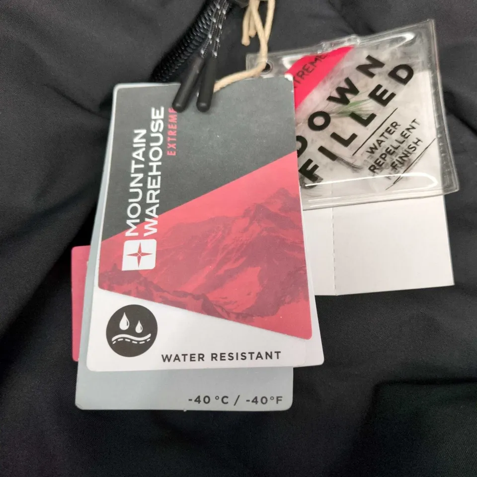 MOUNTAIN WAREHOUSE EXTREME COSY WRAP WOMEN'S DOWN JACKET - BLACK, UK 14