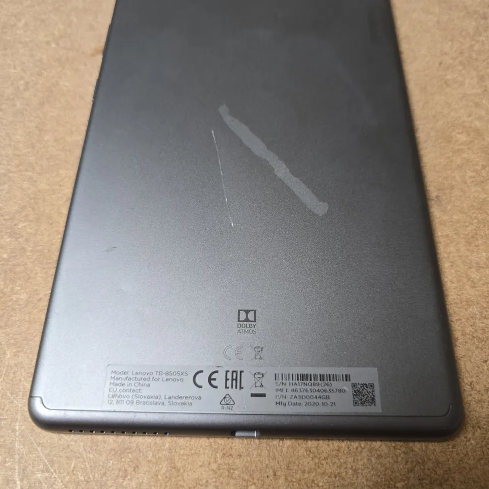 LENOVO TB-8505X5 TABLET – BLACK