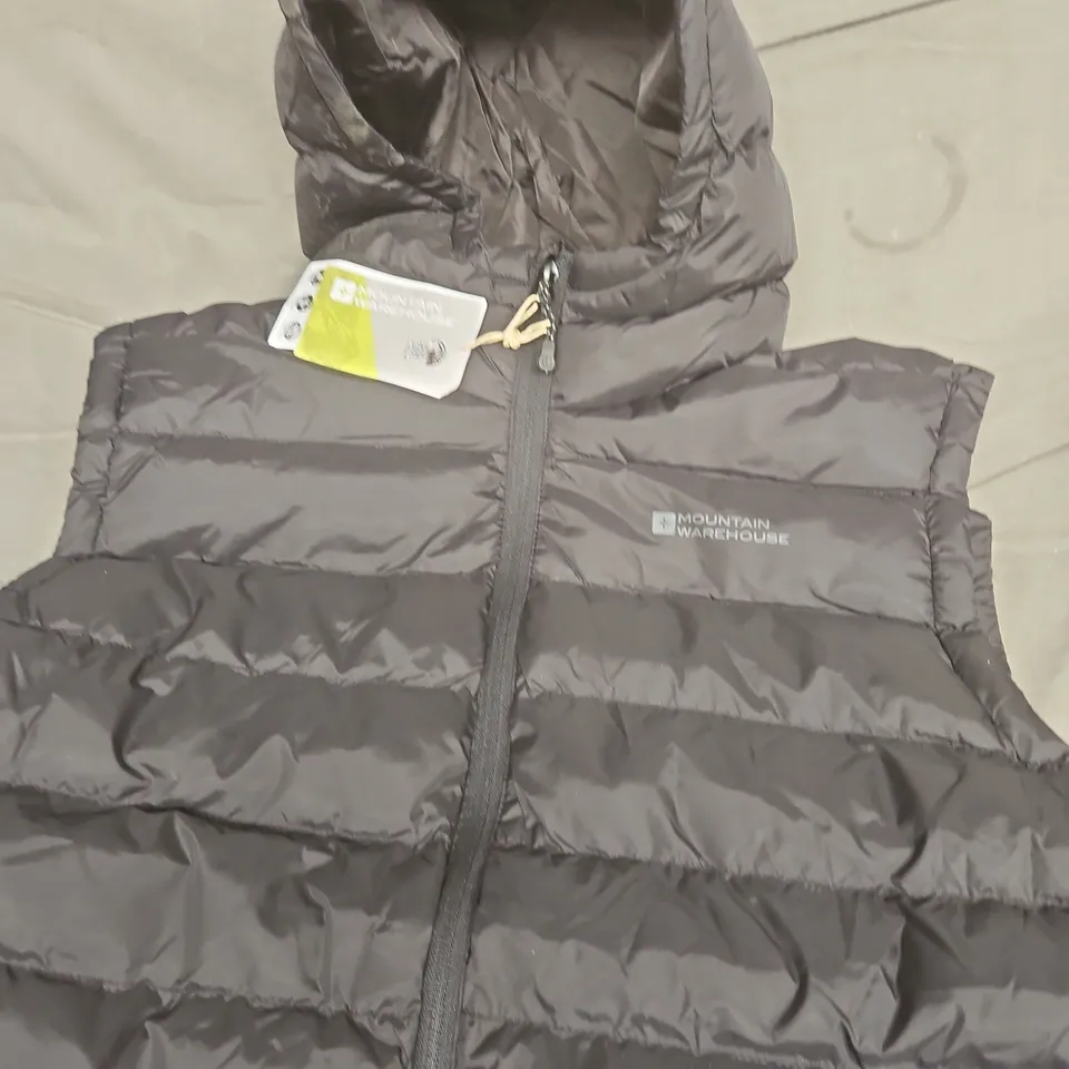 MOUNTAIN WAREHOUSE HOODED PUFFER GILET – DSIZE L