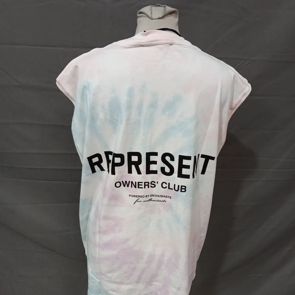 REPRESENT OWNERS CLUB TIE DYE TANK TOP - SMALL