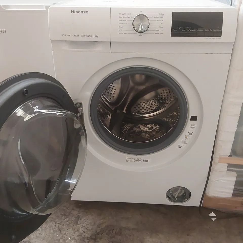 HISENSE 3 SERIES WFQA1014EVJM 10 KG 1400 RPM WASHING MACHINE - WHITE