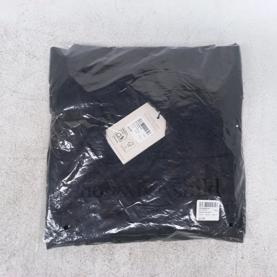 BAGGED NOBODY'S CHILD KIMBER MIDI DRESS IN BLACK SIZE UK 16
