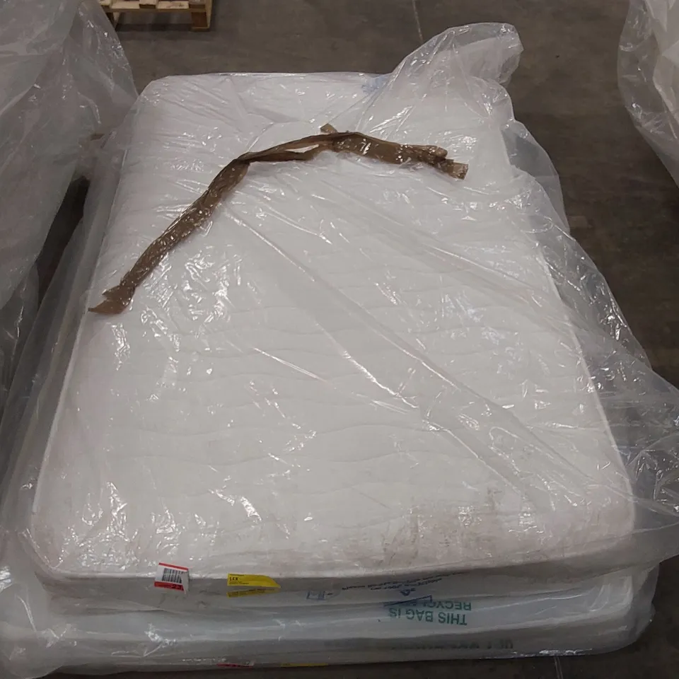 QUALITY BAGGED 4' SMALL DOUBLE SERENITY HYBRID COIL AND MEMORY FOAM MATTRESS