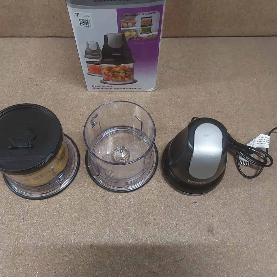 BOXED NINJA NJ1002UKBK 30 STACKABLE CHOPPER