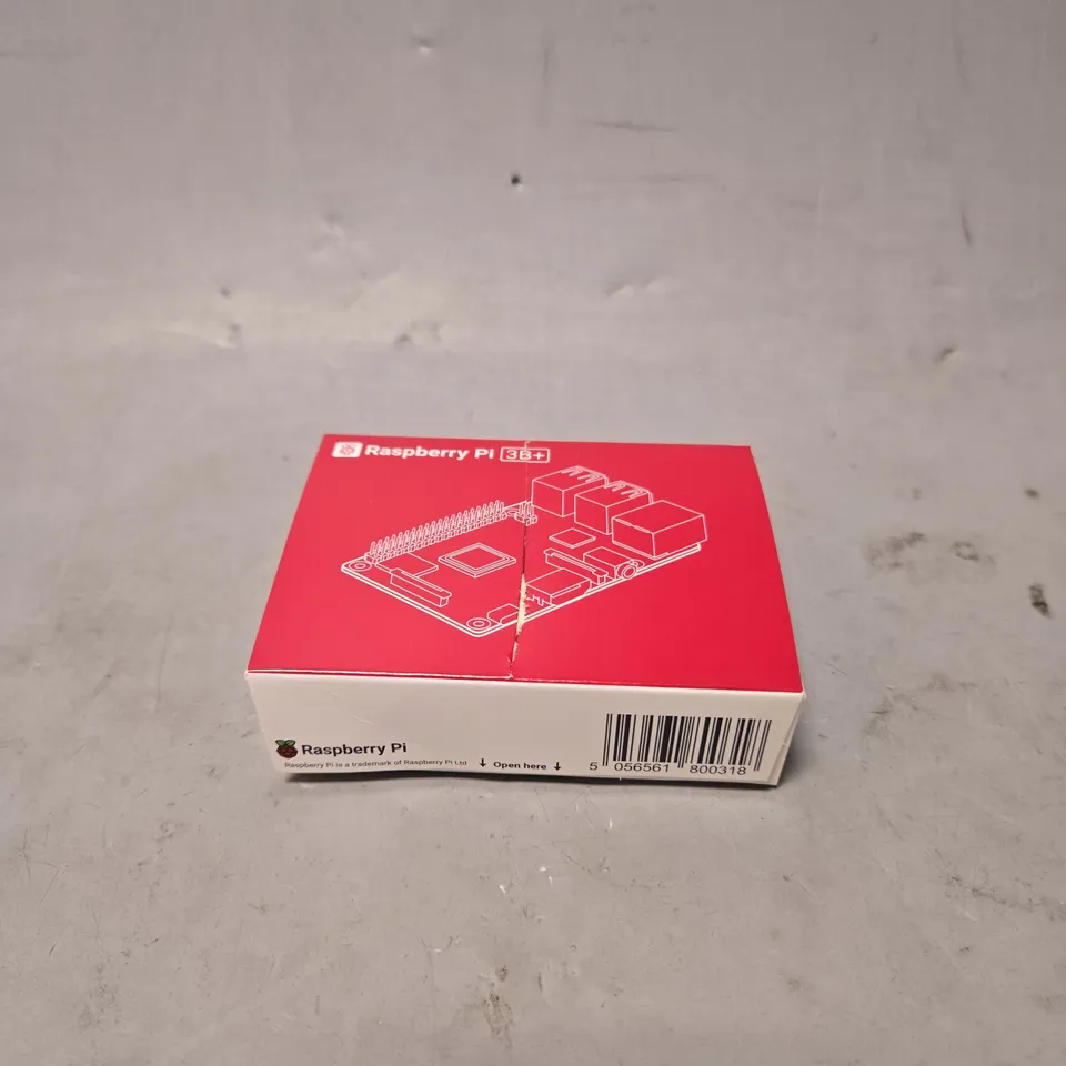 RASPBERRY PI 3 MODEL B+ 1GB 64-BIT QUAD CORE SINGLE BOARD COMPUTER