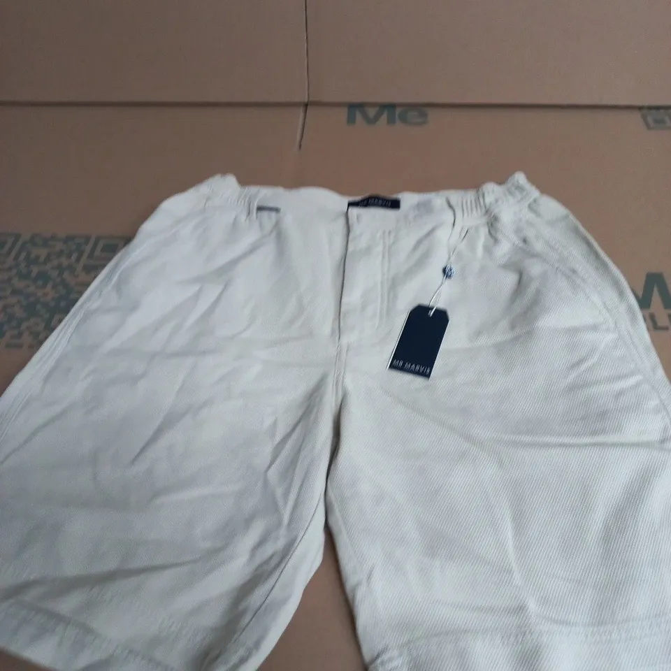 MR MARVIS MEN'S SHORTS – LIGHT BEIGE, UK 32 (W32/MEDIUM)