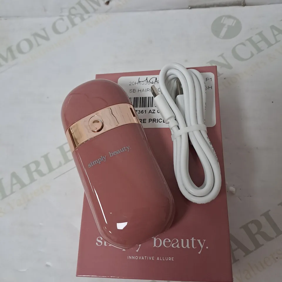 BOXED SIMPLY BEAUTY HAIRPOD DUAL HAIR REMOVER IN PINK