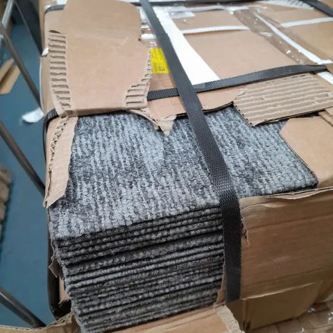 LARGE QUANTITY OF CARPET TILES IN GREY - OLLECTION ONLY