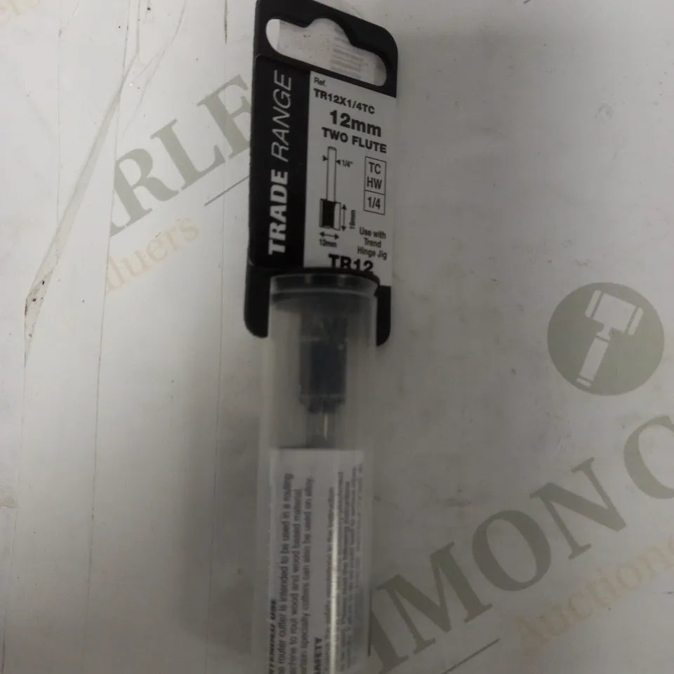 TREND TR12X1/4TC TWO FLUTE CUTTER