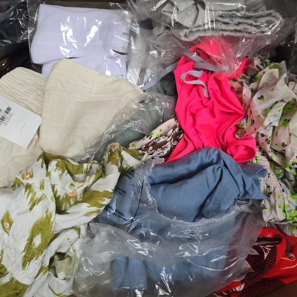 APPROXIMATELY 20 ASSORTED CLOTHING AND FASHION PRODUCTS IN VARIOUS STYLES AND SIZES - COLLECTION ONLY