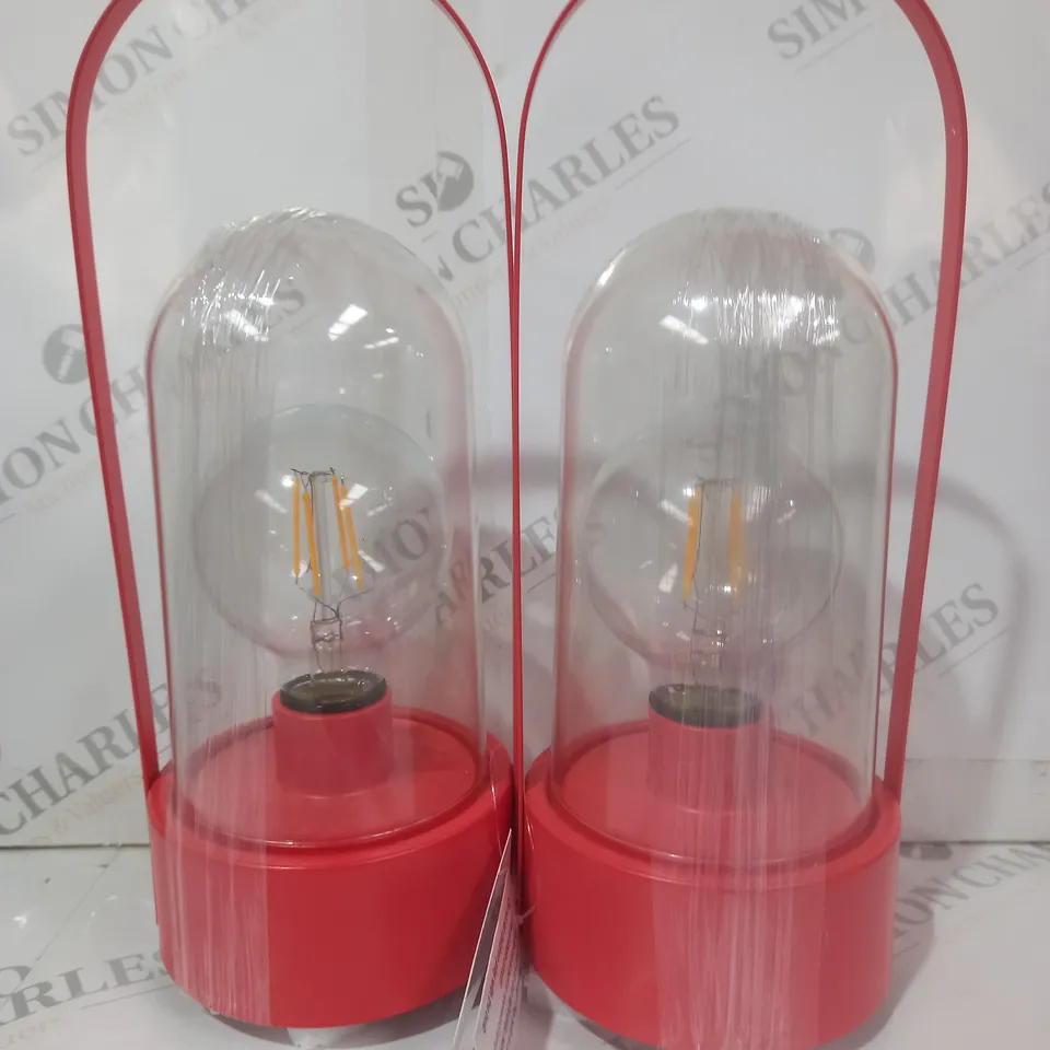 BOXED BUNDLEBERRY BY AMANDA HOLDEN SET OF 2 INDOOR OUTDOOR LANTERNS