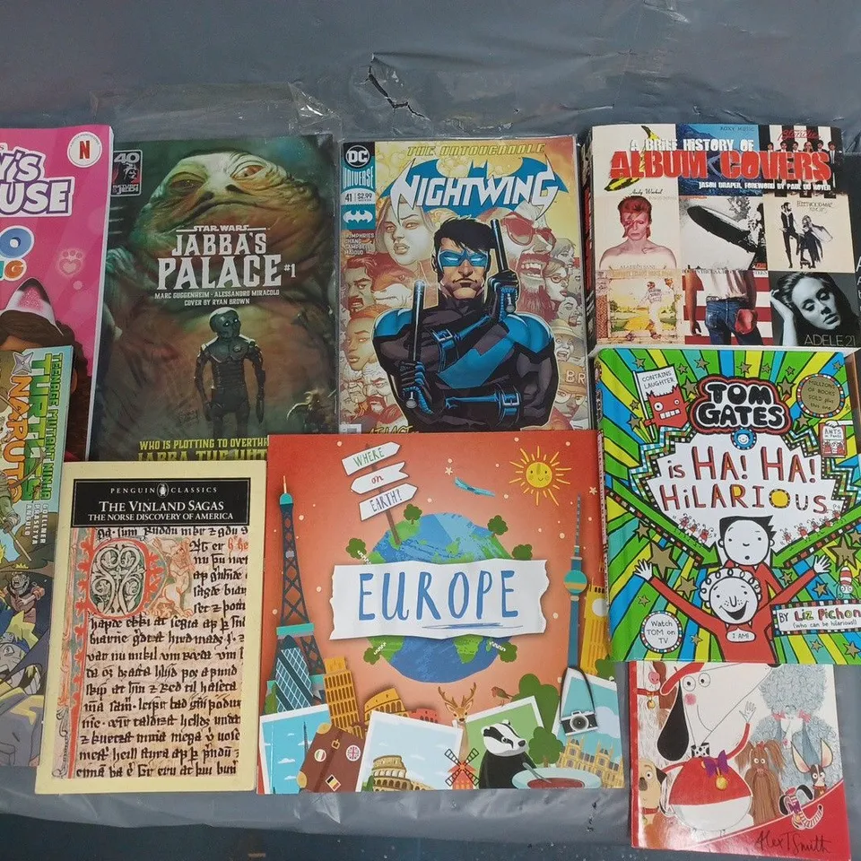 LARGE QUANTITY OF ASSORTED BOOKS OF VARIOUS GENRES TO INCLUDE WORKS BY ROSS MONTGOMERY, LIZ PICHON, DENNIS WHEATLEY, ETC - COLLECTION ONLY