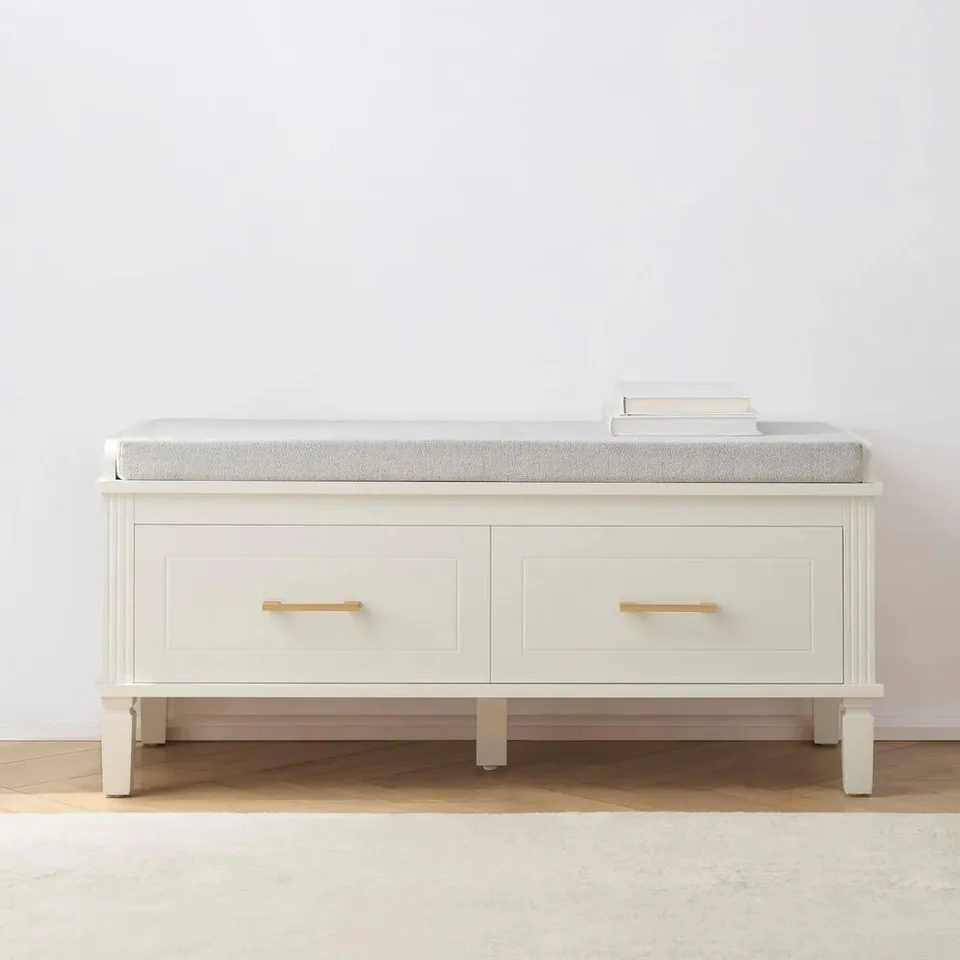 BOXED DUSK SIENNA STORAGE CUPBOARD WITH SEAT - NATURAL (1 BOX)