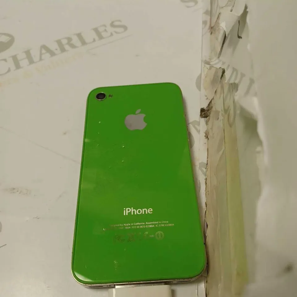 APPLE IPHONE 4 GREEN MODEL A1332