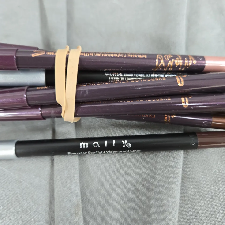 MALLY EVERCOLOR STARLIGHT WATERPROOF EYELINER PENCILS – ASSORTED SHADES APPROXIMATELY 10