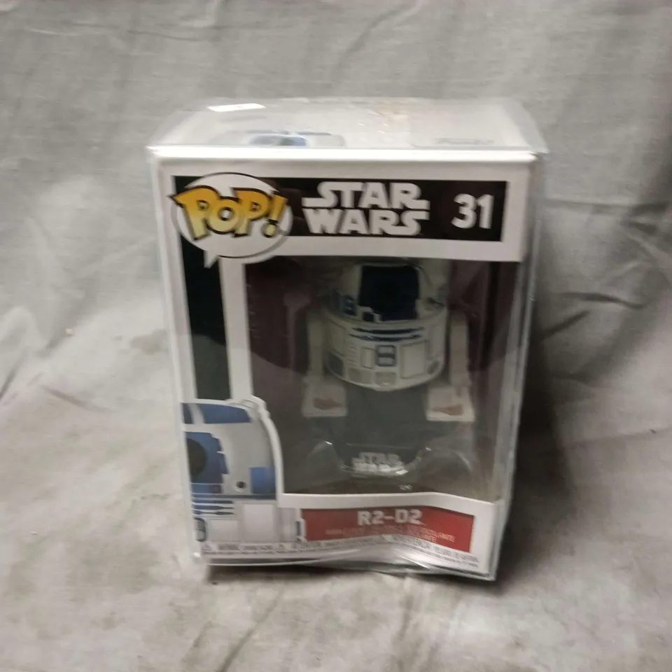 BOXED FUNKO POP STAR WARS 31 R2-D2 BOBBLE-HEAD