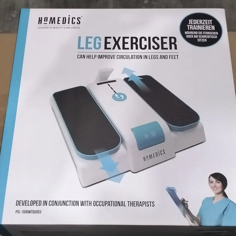 BOXED AS NEW HOMEDICS LEG EXERCISER - PSL-1500WTQVDEU