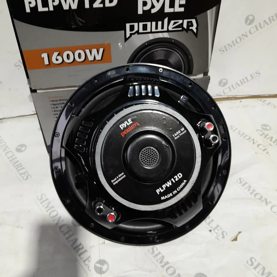 PYLE POWER PLPW12D 1600W 12" 4 OHM SUBWOOFER