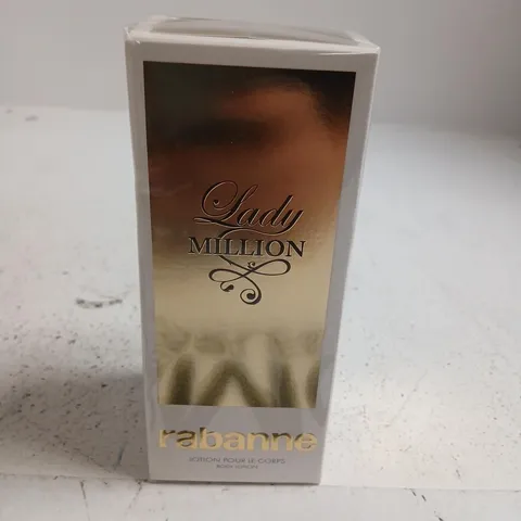 BOXED AND SEALED LADY MILLION RABANNE BODY LOTION 200ML