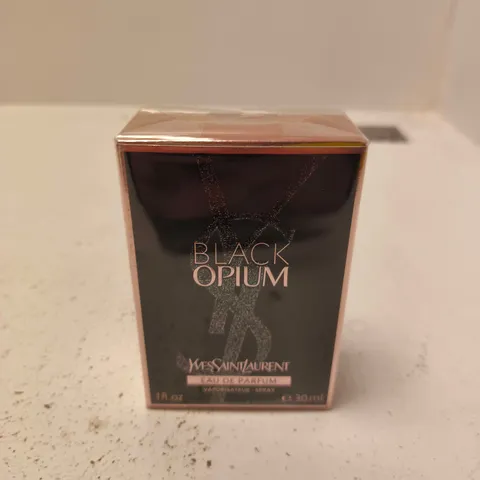 BOXED AND SEALED YVES SAINT LAURENT BLACK OPIUM EAU DE PARFUM 30ML