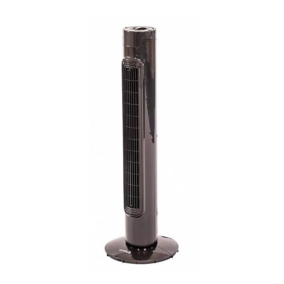BOXED OYPLA ELECTRICAL 30" FREE STANDING BLACK 3-SPEED OSCILLATING TOWER COOLING FAN