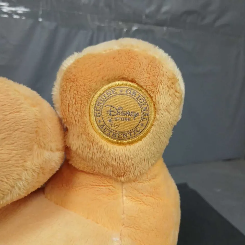 SIMBA DISNEY STORE PLUSH TOY - BEIGE BODY WITH ORANGE MANE (AUTHENTIC DISNEY STORE)