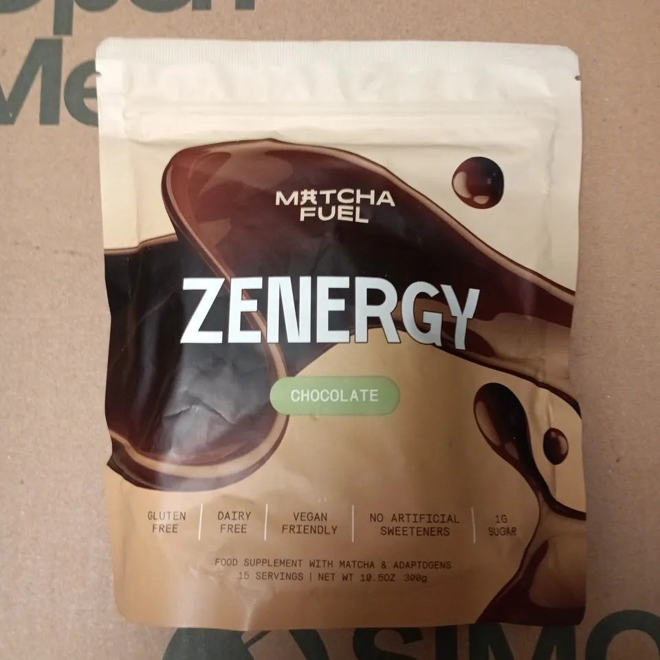 ZENERGY MATCHA CHOCOLATE ENERGY SUPPLEMENT – 300G 