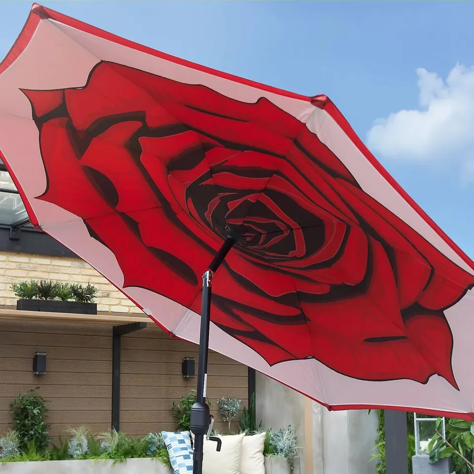 OUTLET MY GARDEN STORIES DOUBLE SIDED PRINTED PARASOL
