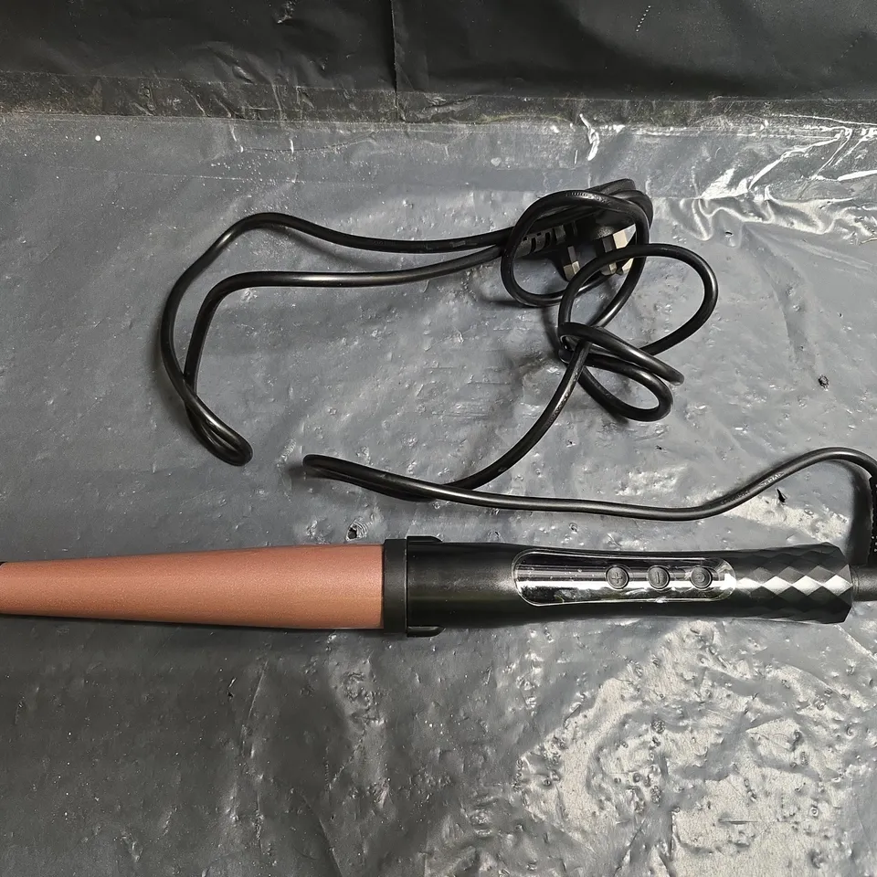 HAIR CURLING WAND WITH PINK BARREL – CORDED - UNBRANDED