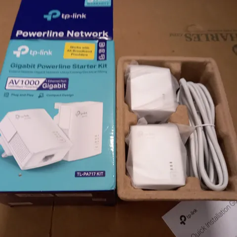 BOXED TP-LINKGIGABIT POWERLINE STARTER KIT