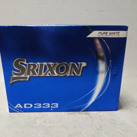 BOXED SRIXON PURE WHITE AD333 GOLF BALLS 
