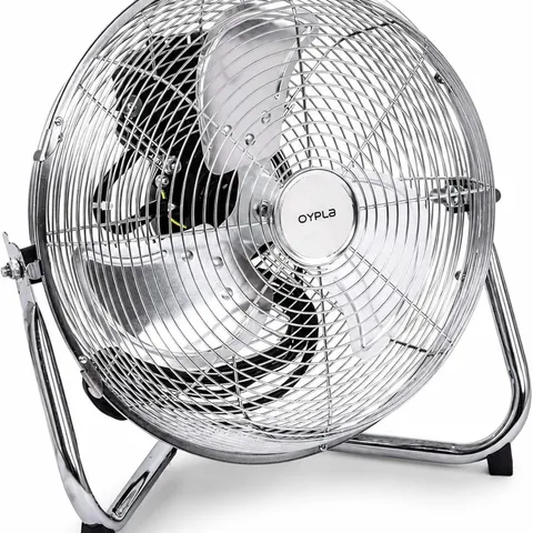 12" INCH CHROME 3 SPEED FLOOR STANDING GYM FAN HYDROPONIC (240)