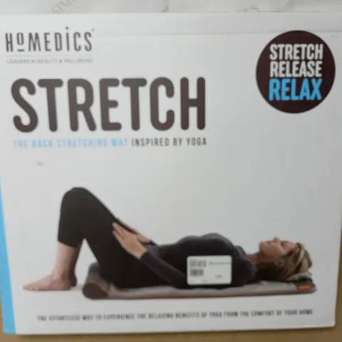 LOT OF 4 HOMEDICS STRETCH BACK STRETCHING MATS - 3 BOXED 1 UNBOXED