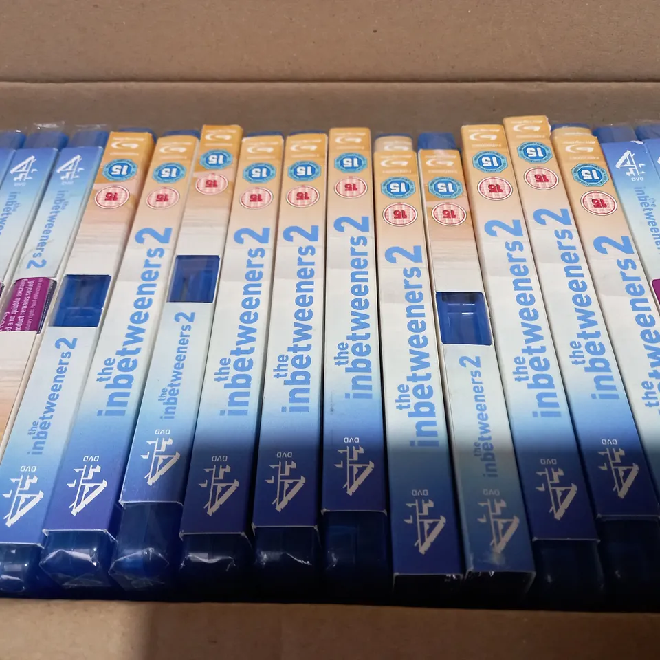 LOT OF APPROXIMATELY 23 SEALED THE INBETWEENERS 2 BLU-RAYS
