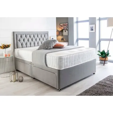 MCCLOUD COILSPRUNG DIVAN BED SET (3 PARTS)